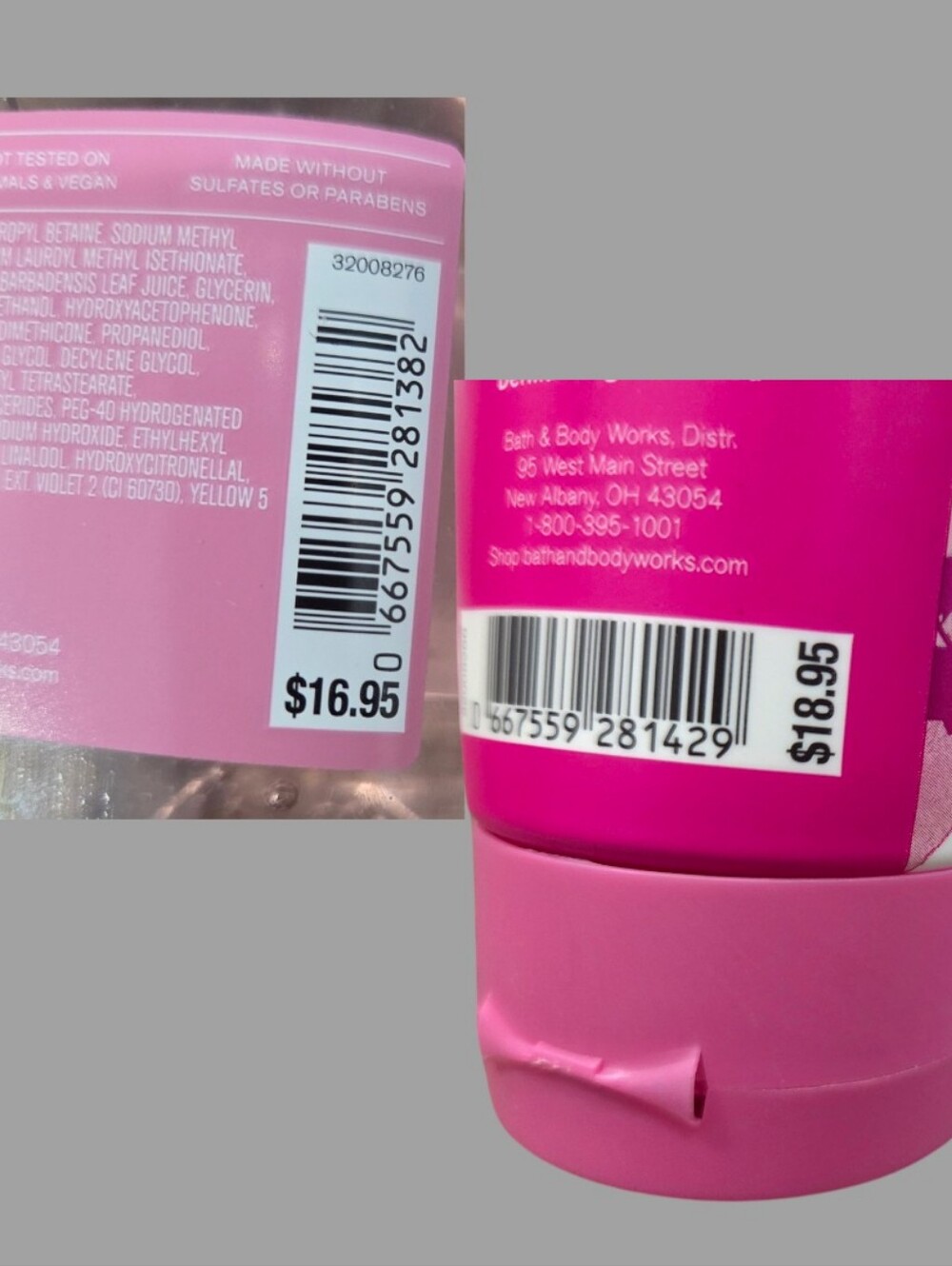 Bath & Body Works Ladie's Gingham Gorgeous Pink Body Wash & Body Cream - Picture 14 of 14
